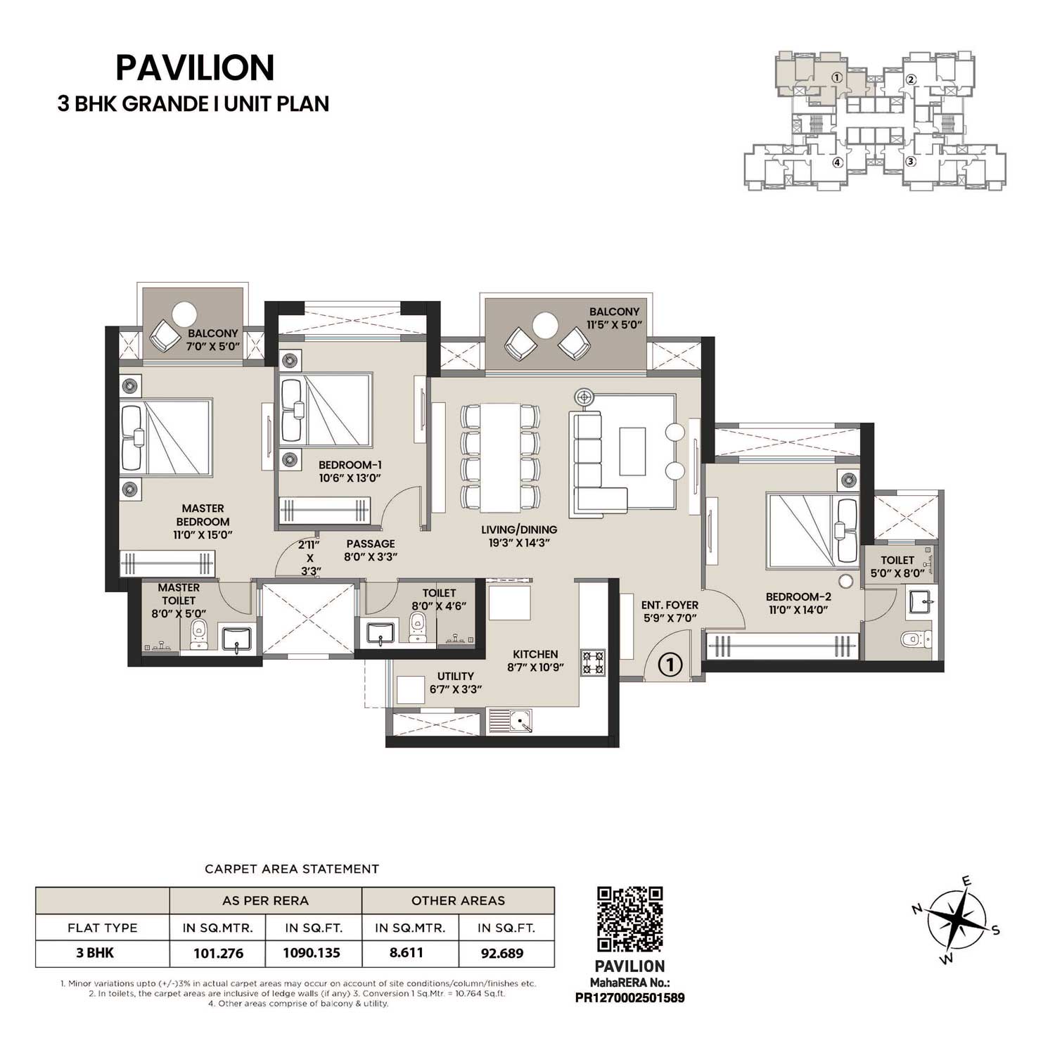 Pavilion Unit Plan 1