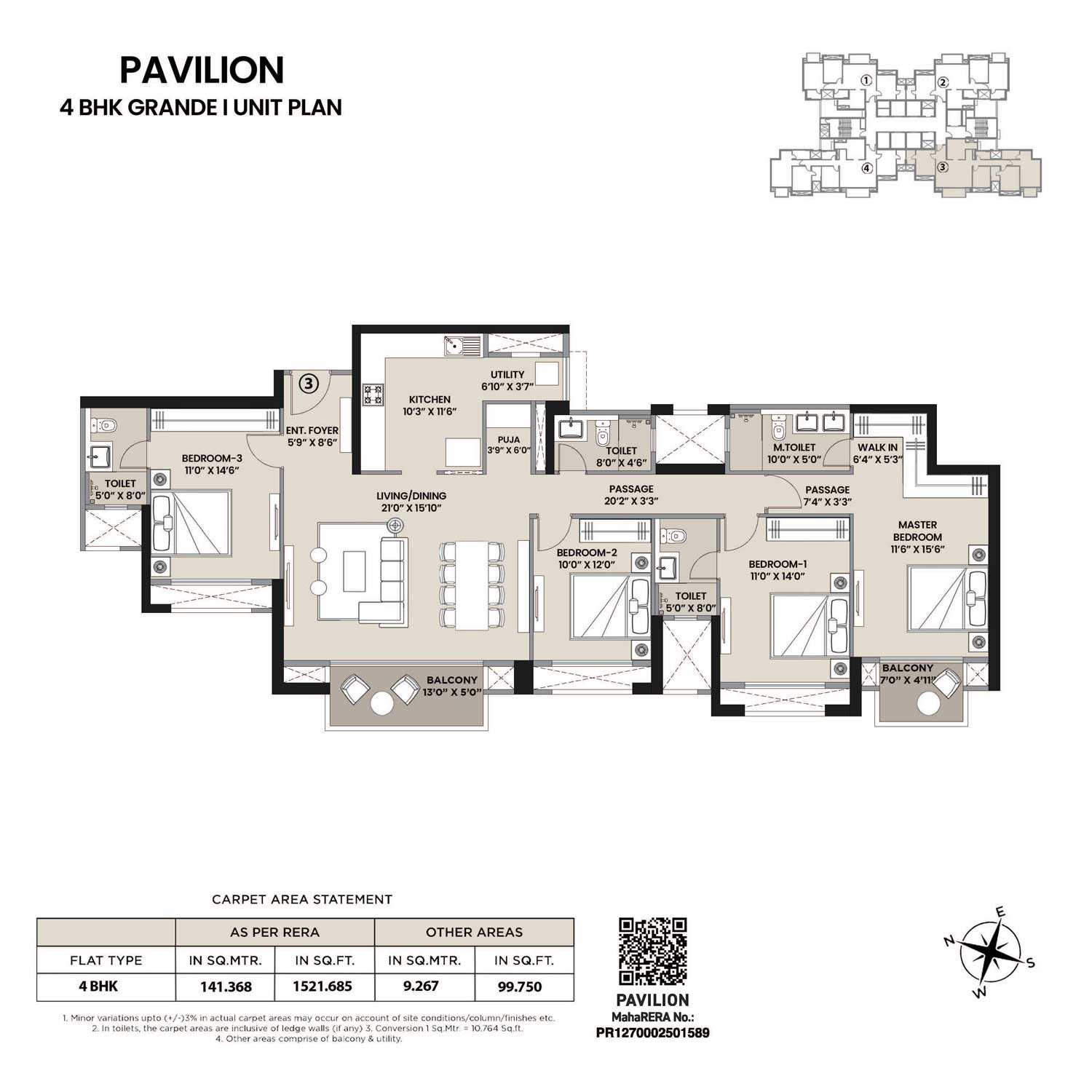 Pavilion Unit Plan 3