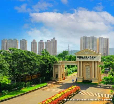 Aerial view of Hiranandani Fortune City in Panvel