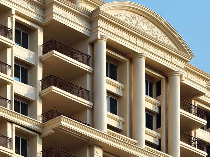 Architectural elements at Hiranandani Parks