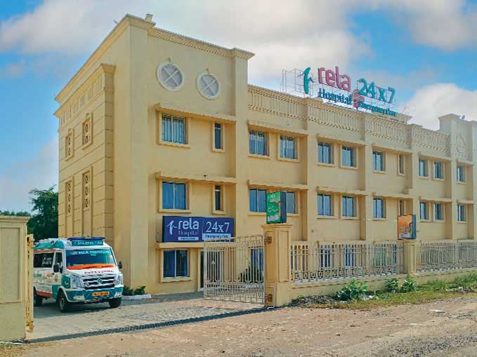 ront Façade of Rela Hiranandani